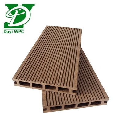 Hohe Festigkeit Wpc Hohl Decking Outdoor Composite Decking Verschleißfestigkeit