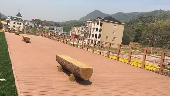 Wetterbeständige Holz-Kunststoff-Verbunddecking für Patio Antikorrosive