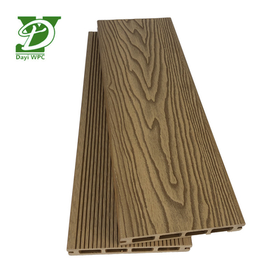 Zeitgenössischer Stil Wasserdichte WPC-Verbunddecking Öko-freundlich