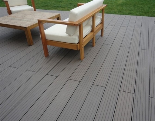 Natürliche Farbe Holz Kunststoff Verbunddecken Außenfeuchtigkeitssicher