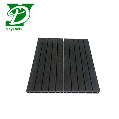 Bevel WPC Verbunddecking Schwarz WPC Decking Korrosionsbeständigkeit