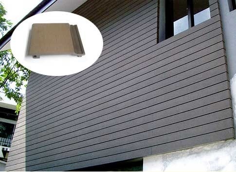 Modernes Design WPC Außenwandverkleidung für Bürogebäude Wasserdicht