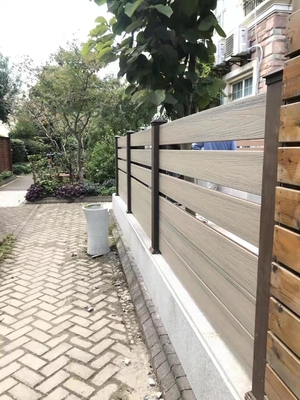 Anpassung Garten WPC Zaun Europa-Stil Recycling-Verbundzaun