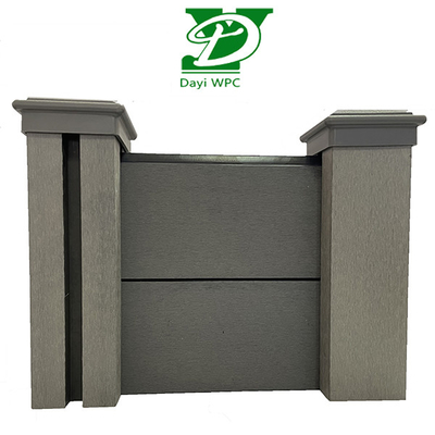 Modernes Gartenzaun aus WPC Wetterbeständig