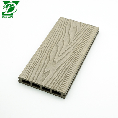 3D tiefgeprägte WPC-Hohlkern-WPC-Terrassendielen